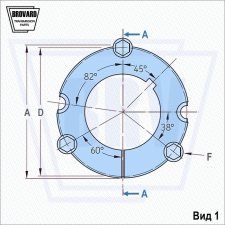 6050 TAPER BUSH F 140, BRV