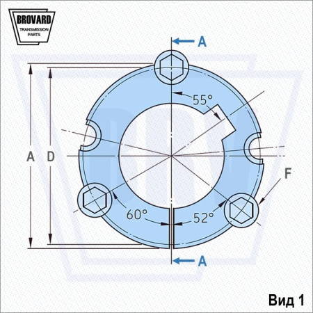 3525 TAPER BUSH F 80, BRV