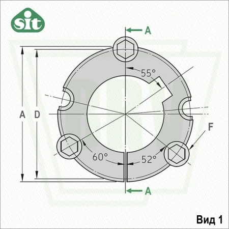 4545 TAPER BUSH  F 90, SIT